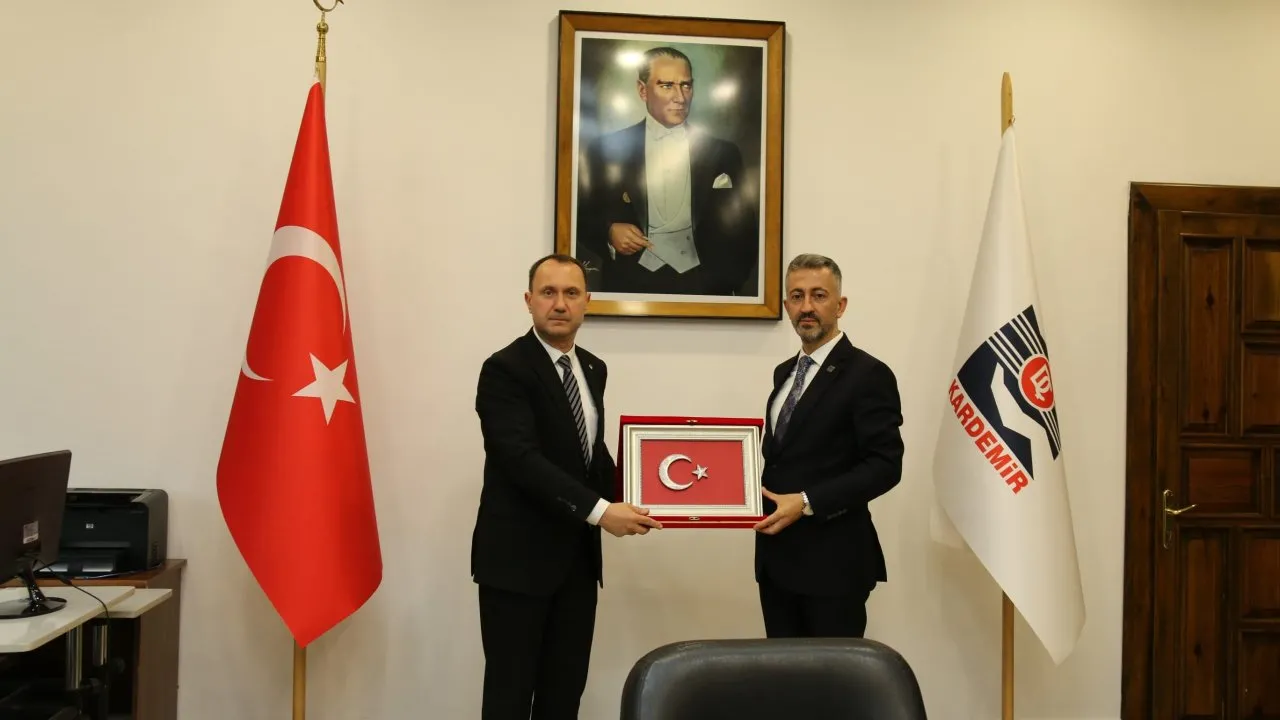 BAŞKAN ÇAPRAZ’DAN KARDEMİR YÖNETİM KURULU BAŞKANI OFLAZ’A ZİYARET
