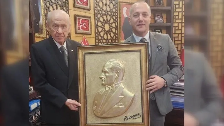 BAŞKAN GEDİKOĞLU ,MHP LİDERİ BAHÇELİ’Yİ ZİYARET ETTİ