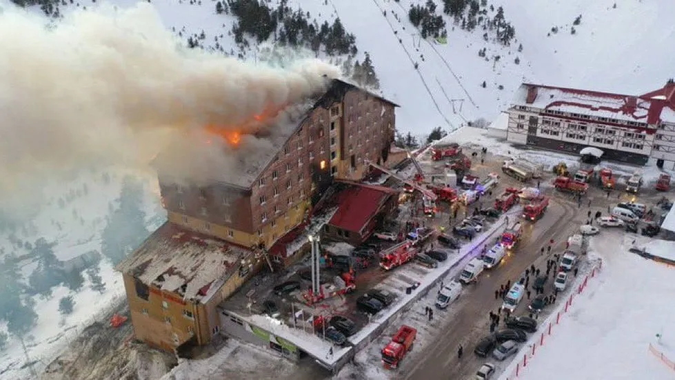 BOLU’DAKİ OTEL YANGININDA 66 ÖLÜ, 51 YARALI