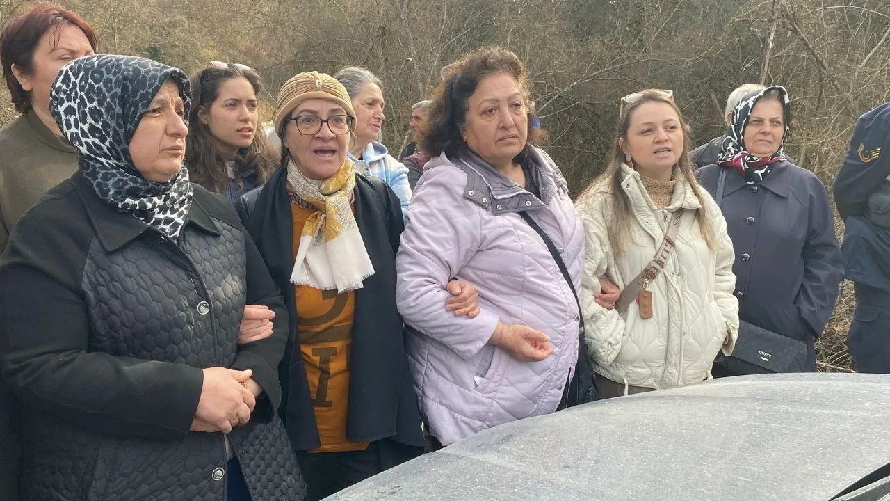 BULAK KÖYLÜLERİ İÇME SUYU PROJESİNE TEPKİ GÖSTERDİ,EYLEM YAPTI