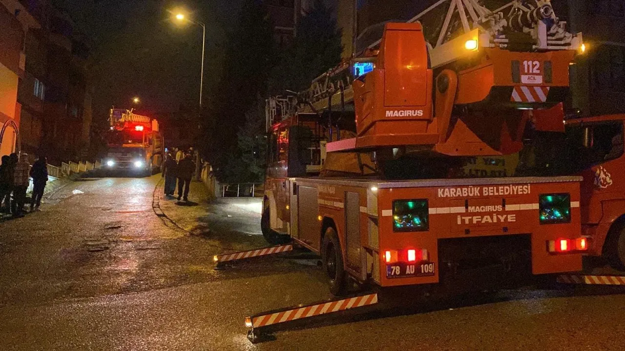 ÇAKMAK GAZINI ISITICININ ÜZERİNDE UNUTTU YANGIN ÇIKTI