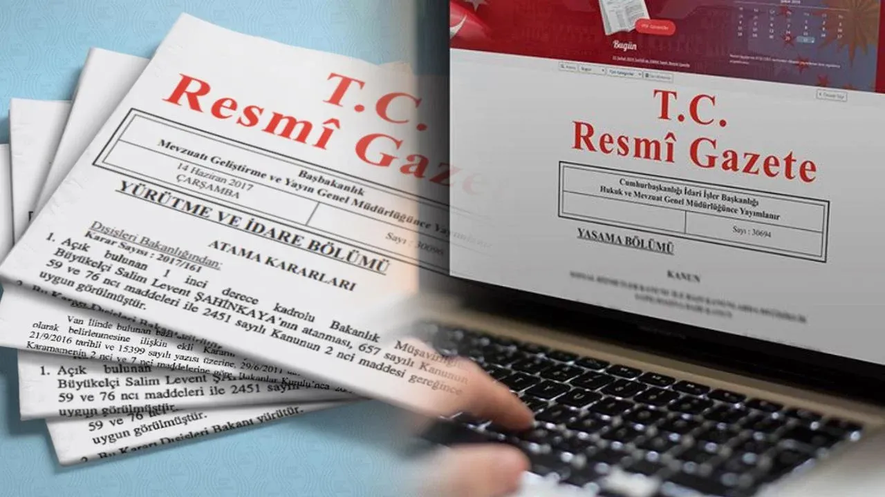 KABİNE DEĞİŞİKLİĞİ RESMİ GAZETEDE YAYINLANDI