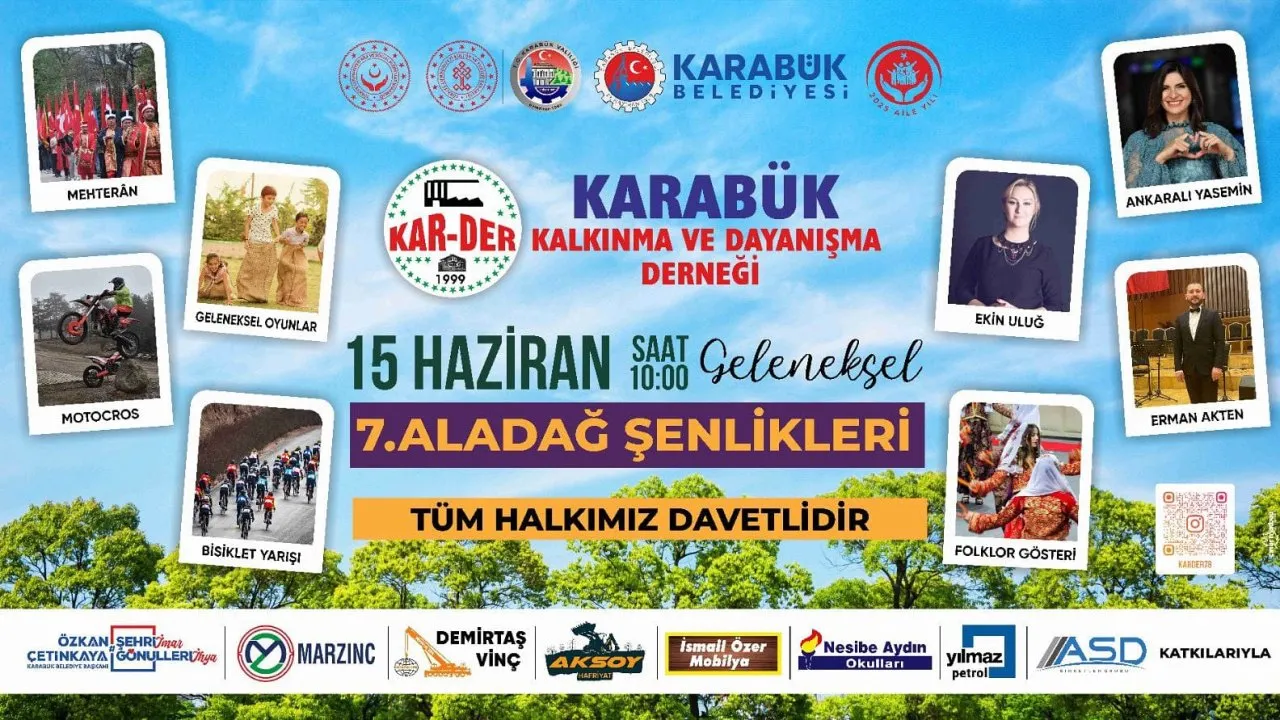 KARABÜK’TE BAYRAM COŞKUSU ŞENLİKLE TAÇLANIYOR
