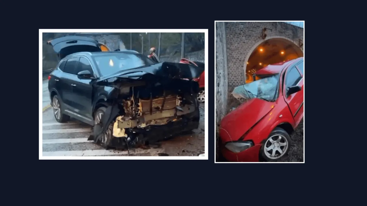 KARABÜK-YENİCE KARA YOLUNDA 2 OTOMOBİL ÇARPIŞTI; 1 ÖLÜ, 5 YARALI