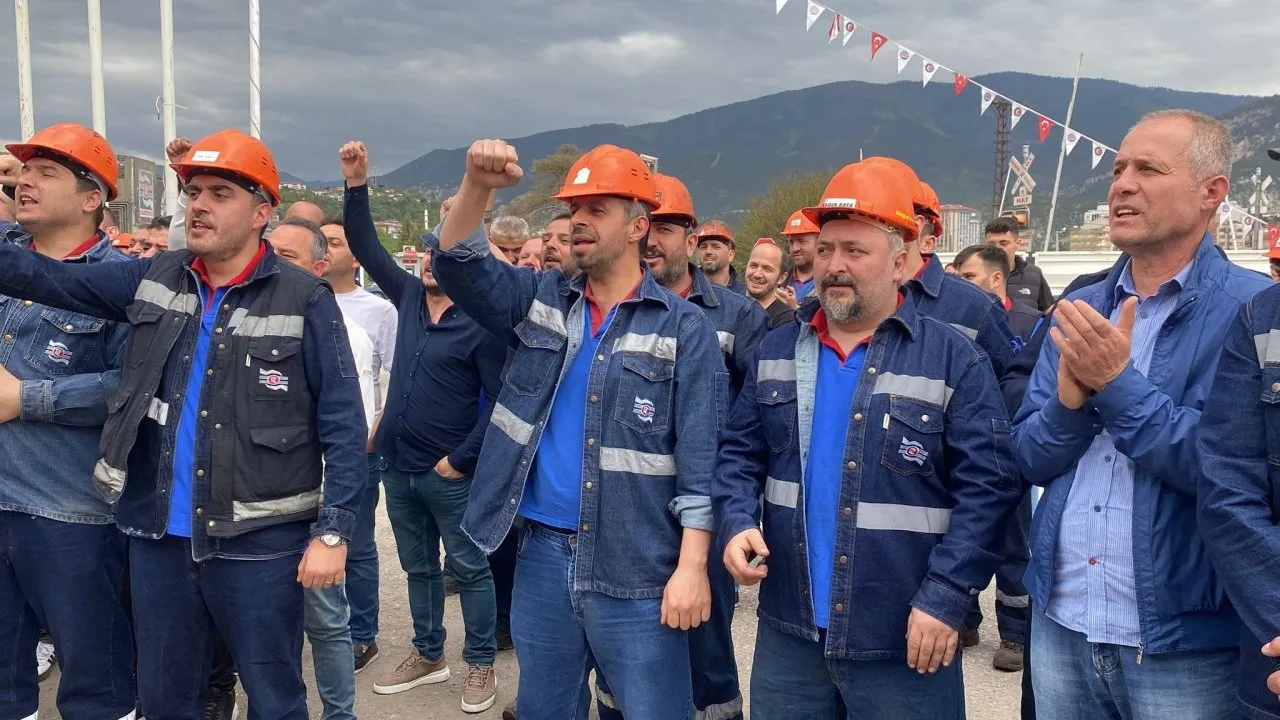 KARDEMİR EMEKÇİLERİ 1 MAYISI COŞKUYLA KUTLADI