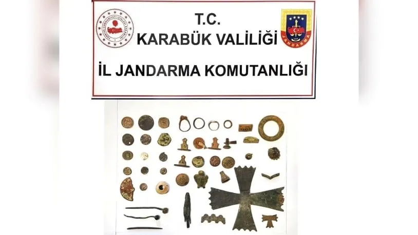 SAFRANBOLU’DA TARİHİ ESER KAÇAKÇILIĞI OPERASYONU ; 43 ESER ELE GEÇİRİLDİ