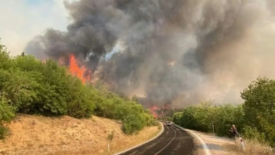 SAFRANBOLU’DAKİ ORMAN YANGINI KÖYÜ TEHDİT EDİYOR: ÇAVUŞLAR BOŞALTILIYOR